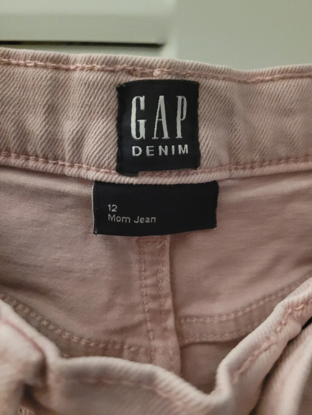 Girl's Gap Pink Mom Jeans Size 12